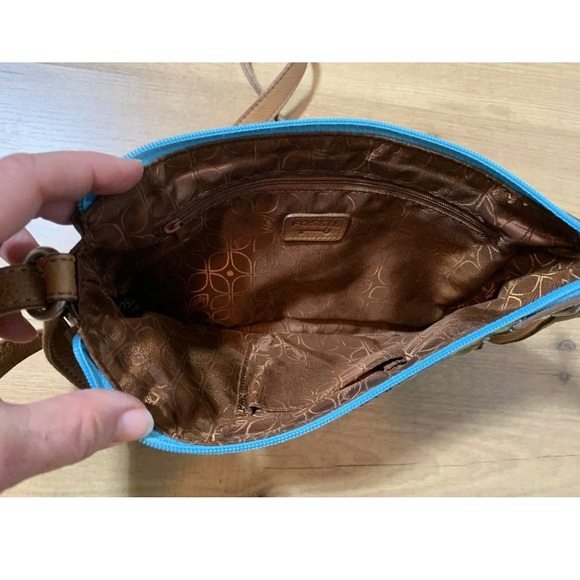 FOSSIL CROSSBODY Messenger Bag Purse - Picture 5 of 7